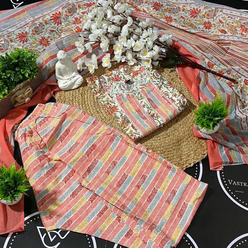 Readymade Kurta Pant Dupatta - DESIGN 38 - VASTRA COLLECTIONVASTRA COLLECTION