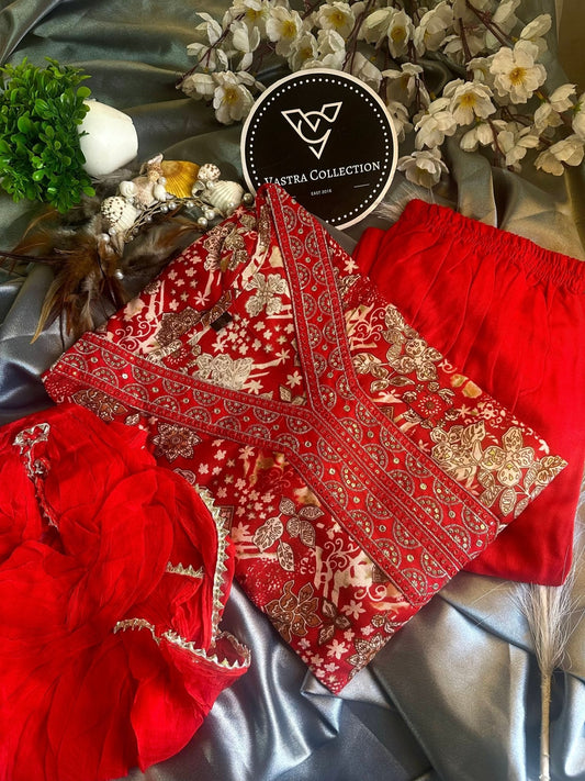 Heavy Kurta Pant Dupatta S to 10xl available ~Heavy muslin soft cotton - VASTRA COLLECTION
