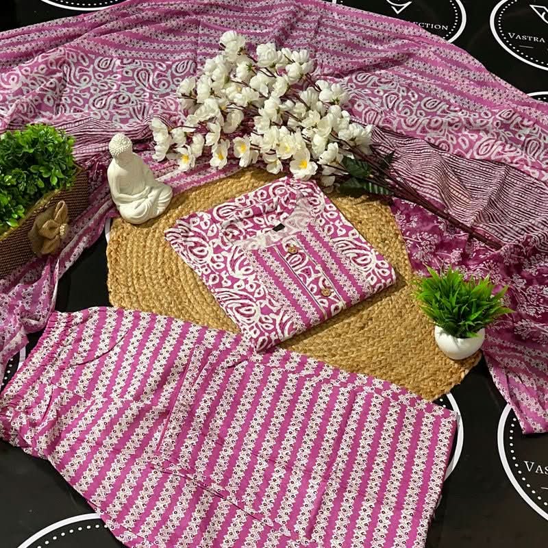 Readymade Kurta Pant Dupatta - DESIGN 53 - VASTRA COLLECTIONVASTRA COLLECTION