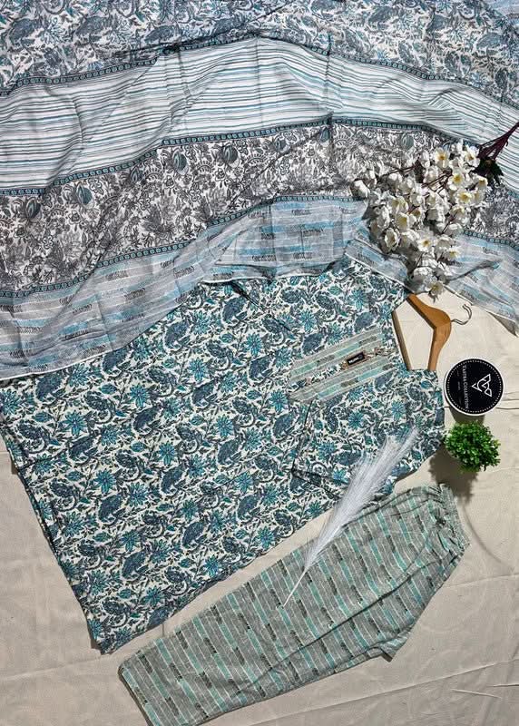 Readymade Kurta Pant Dupatta - DESIGN 97 - VASTRA COLLECTIONVASTRA COLLECTION